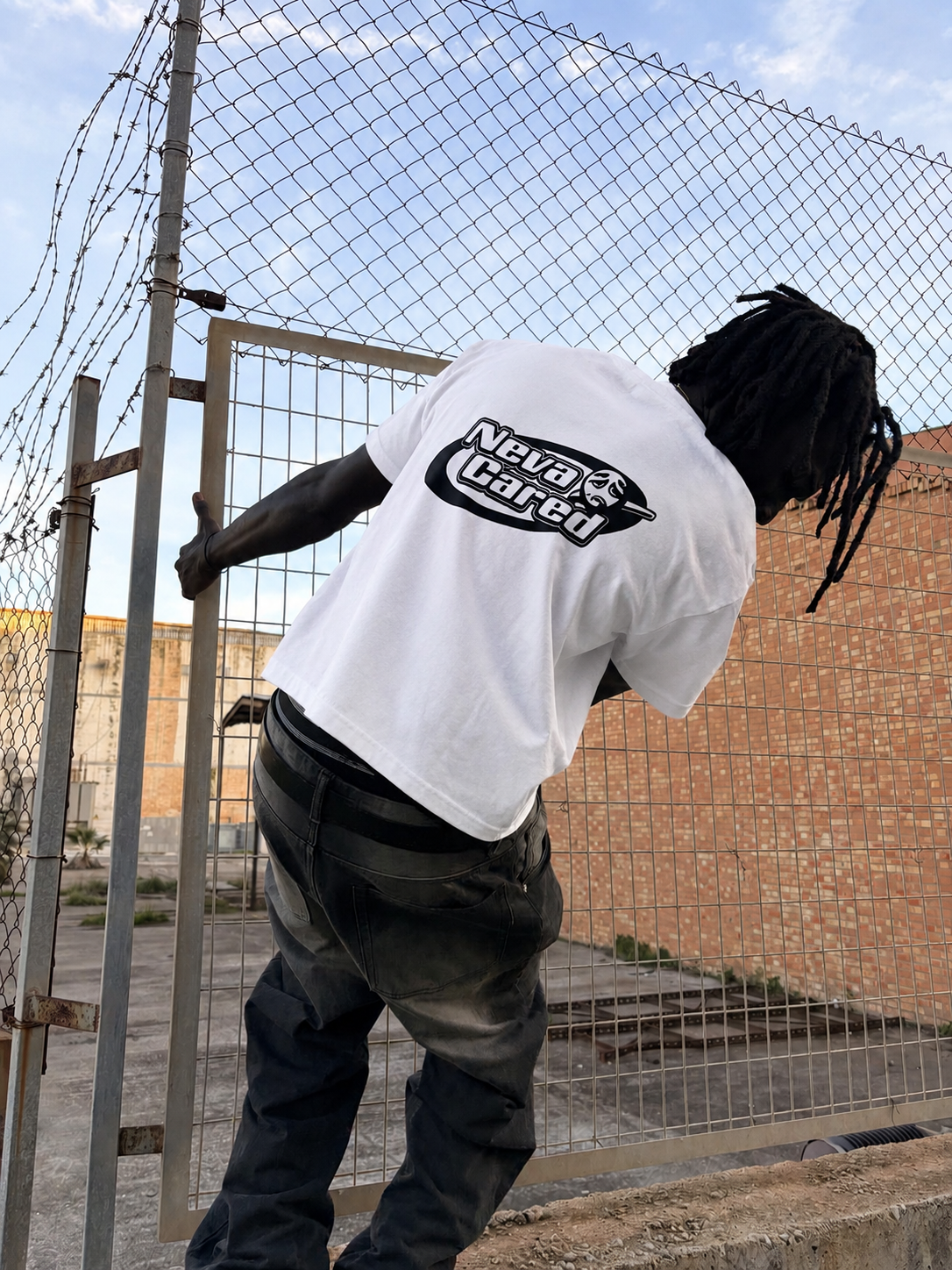 NEVA CARED : CORE LOGO  WHITE