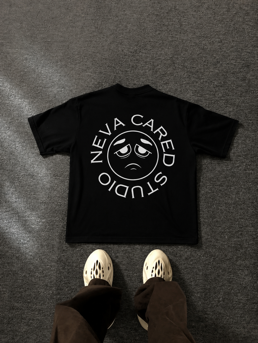 NEVA CARED AWARENESS : BLACK SHORT SLEEVE