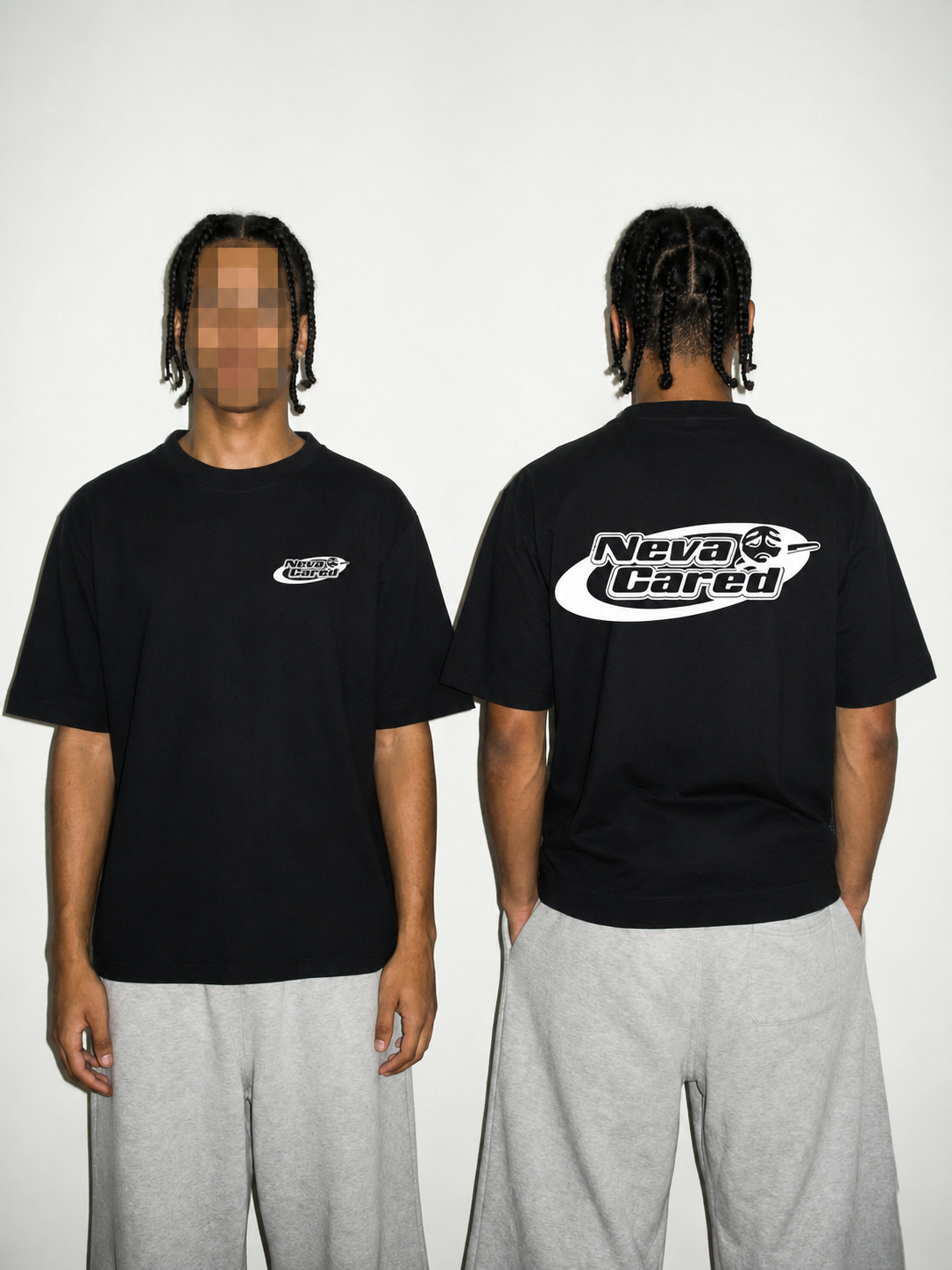 NEVA CARED : CORE LOGO BLACK