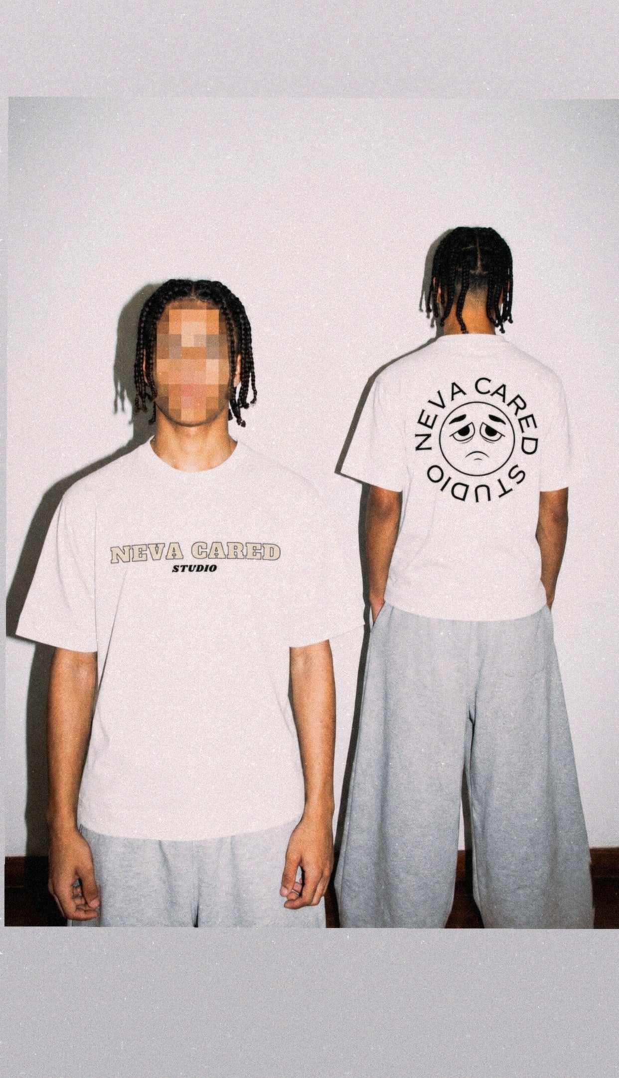 NEVA CARED AWARENESS : WHITE SHORRT SLEEVE