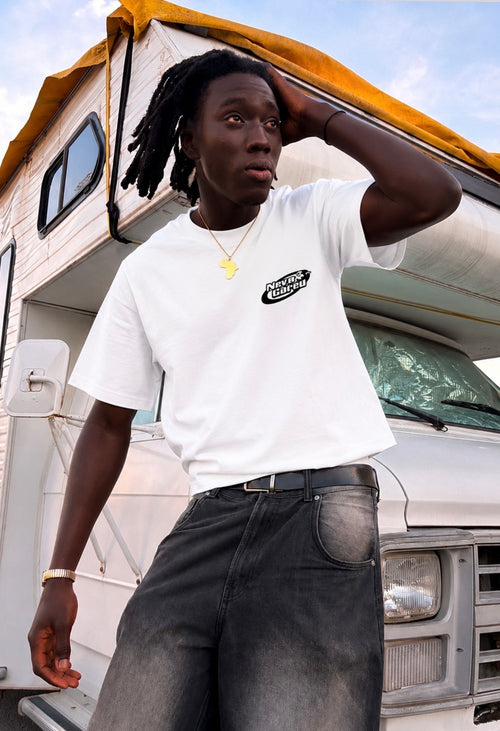 NEVA CARED : CORE LOGO  WHITE