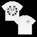 NEVA CARED : NO FEELINGS WHITE SHORT SLEEVE